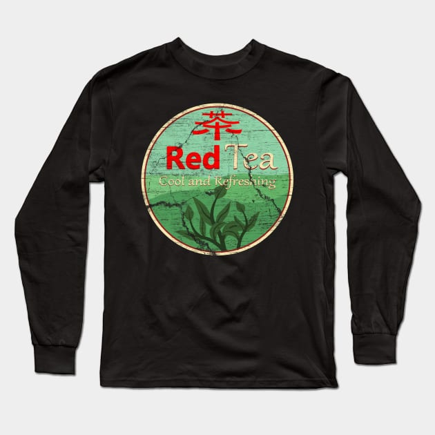 Red Tea Long Sleeve T-Shirt by robotrobotROBOT